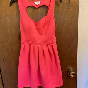 Pink heart dress